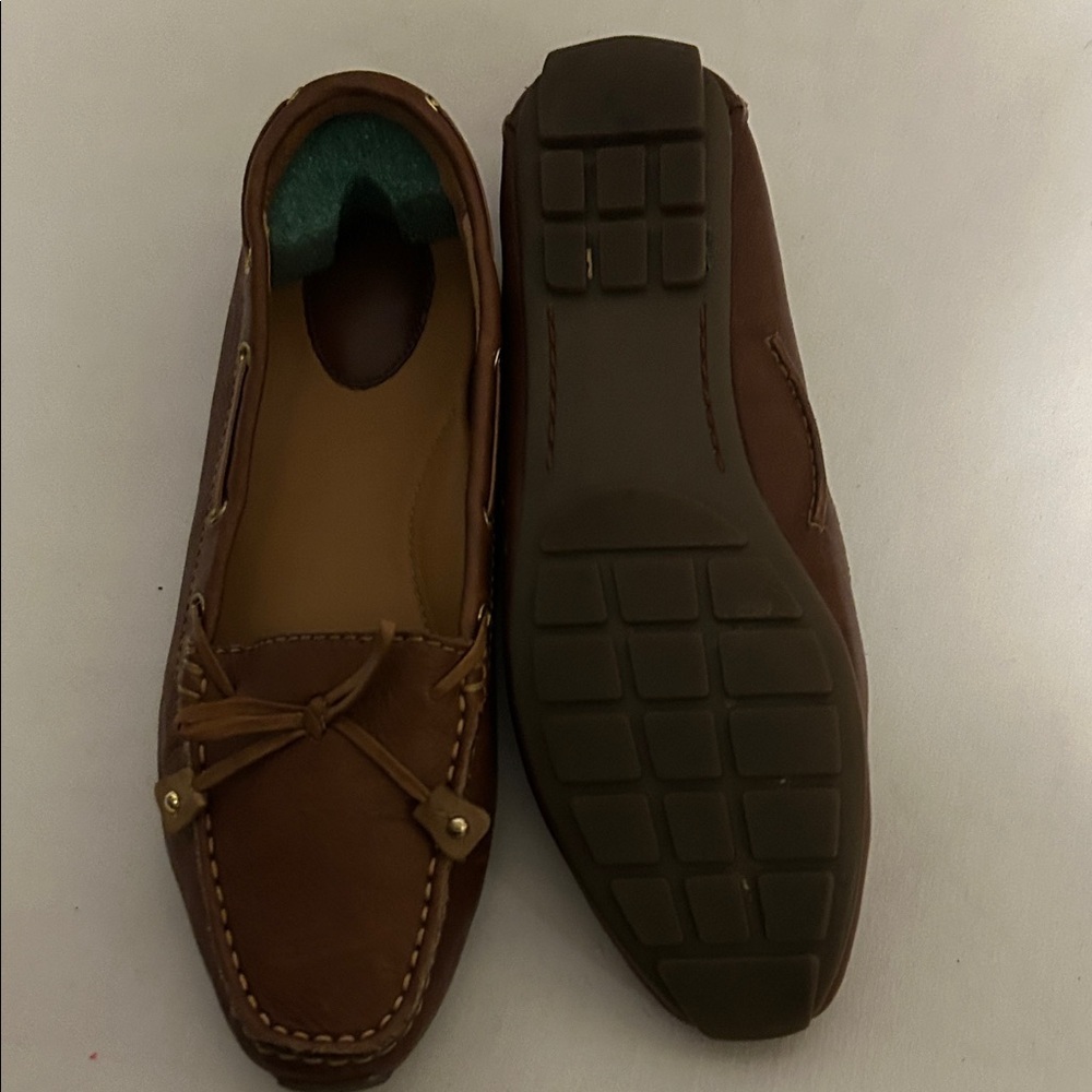 Clarks Brown Leather Loafers. size 7.5 - Picture 4 of 8